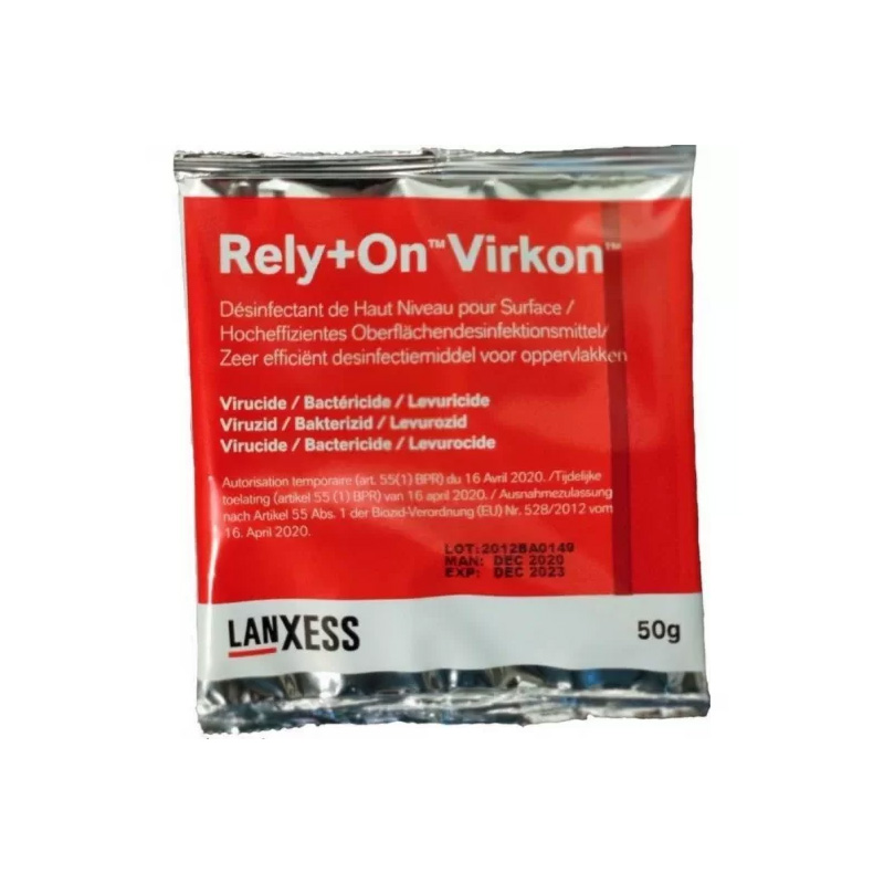 Rely+on virkon nettoyant désinfectant pour sol et surface 50gr