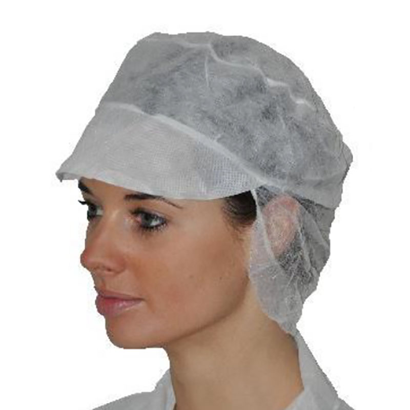 Casquettes blanche en résille - idéal pour les chevelures à volume en sachet