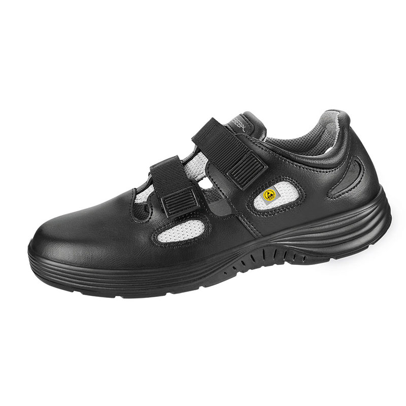 Chaussures esd de securite abeba  - 2 fermetures autoagrippantes réglables