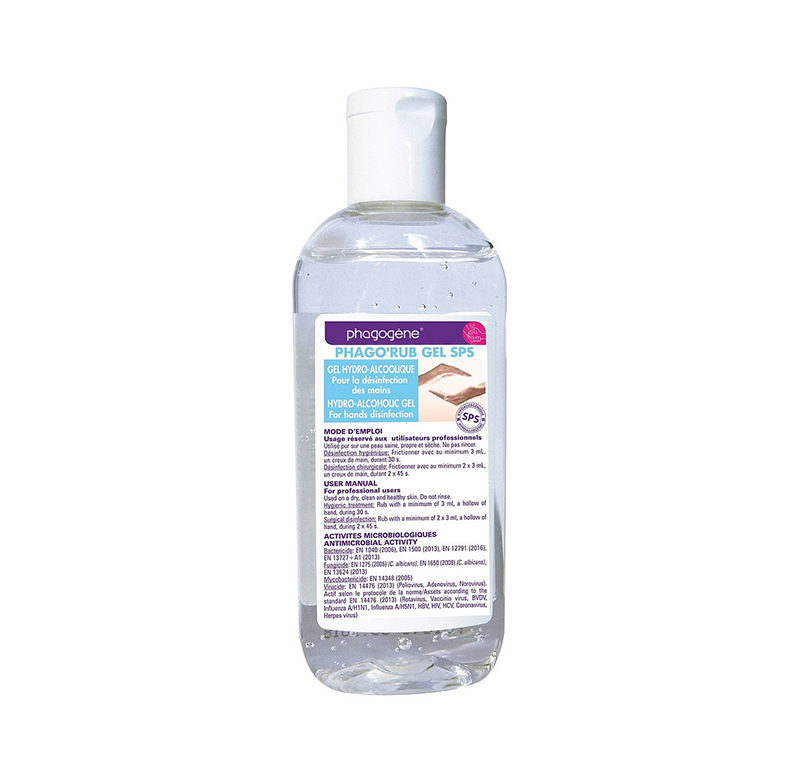 Phagorub gel sps gel hydroalcoolique pour désinfection des mains 100  ml