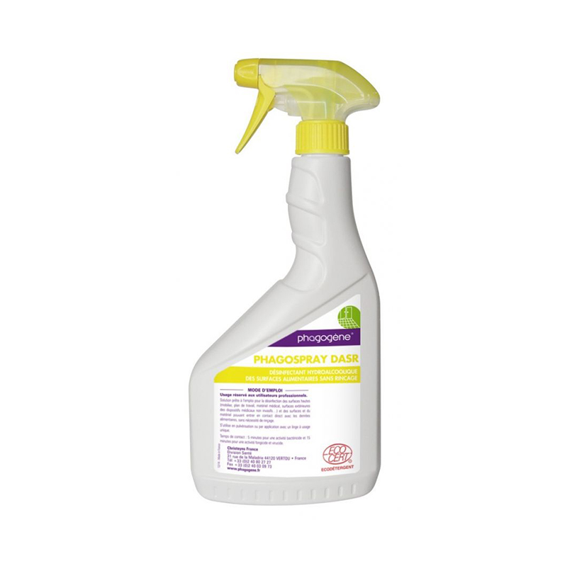 Phagospray désinfectant hydroalcoolique pour surfaces alimentaire 750ml