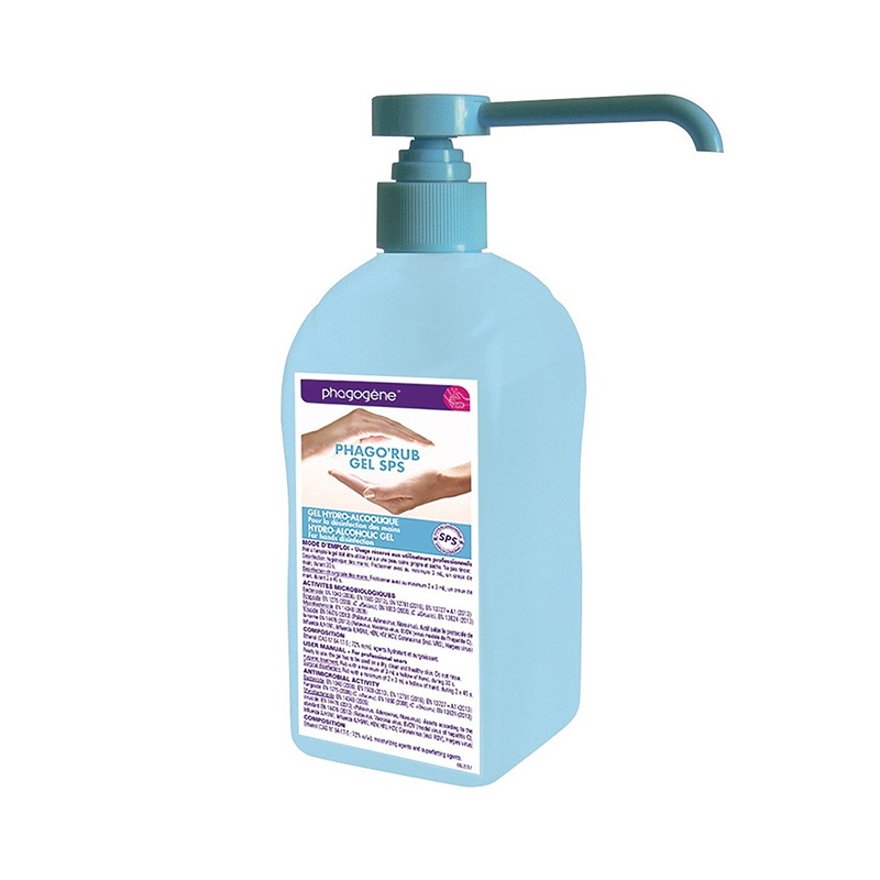 Phagorub gel sps gel hydroalcoolique pour la désinfection des mains 500 ml