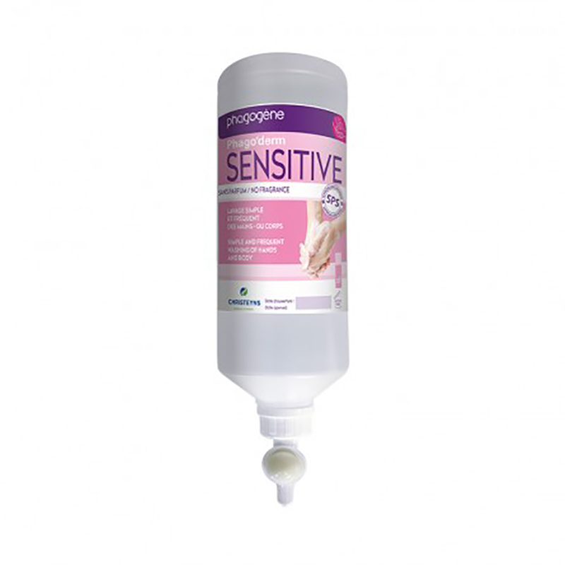 Phagoderm sensitive solution moussante pour les mains 1 l – airless