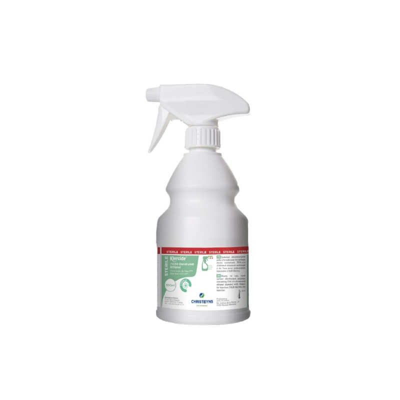 Ethanol denature sterile 70/30 avec eau ppi en spray de 500 ml