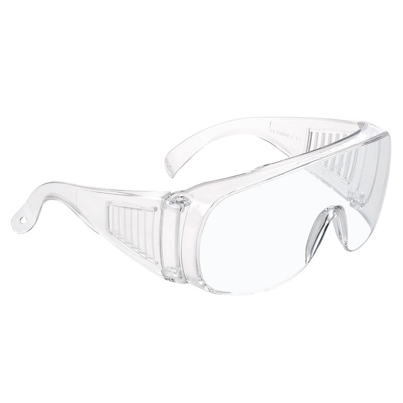 Lunettes visiteur polycarbonate incolore - champ visuel  130°