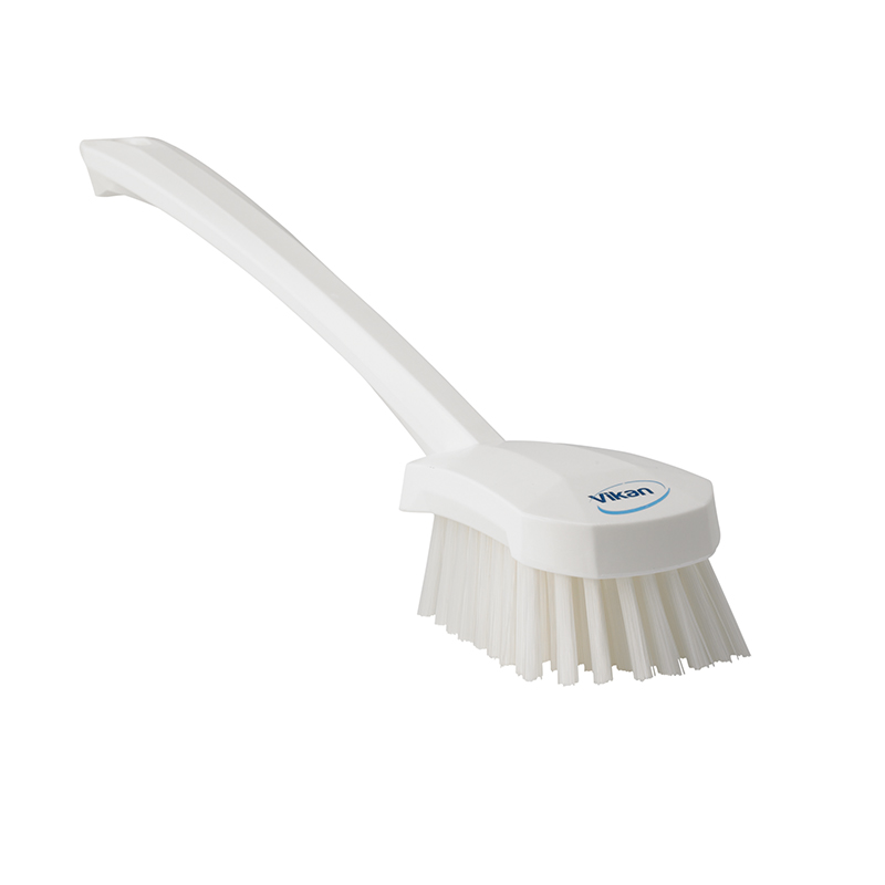 Brosse a manche long dim 410x43x50 mm (lxlxh) fibres 33mm durs en polyester.