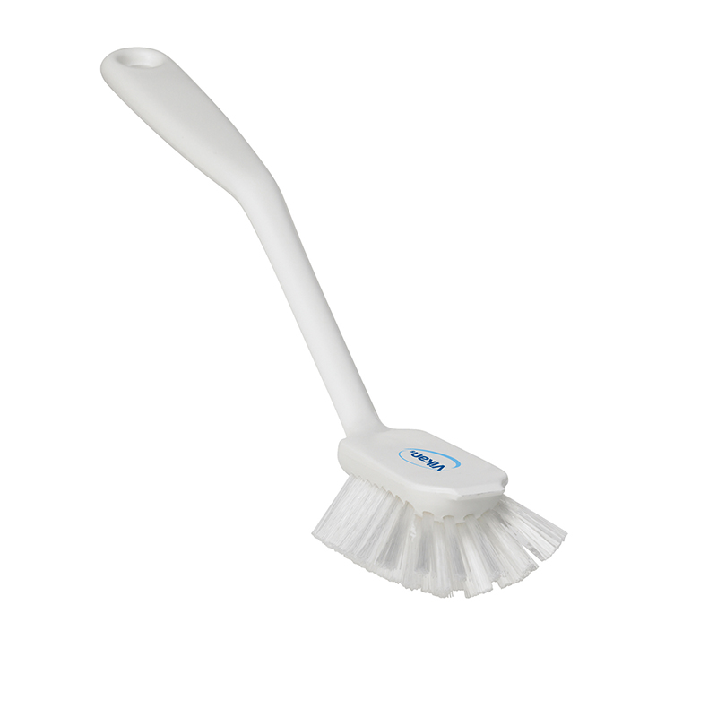 Brosse a vaisselle dim  255x60x35 mm (lxlxh) fibres 23 mm médium en polyester.