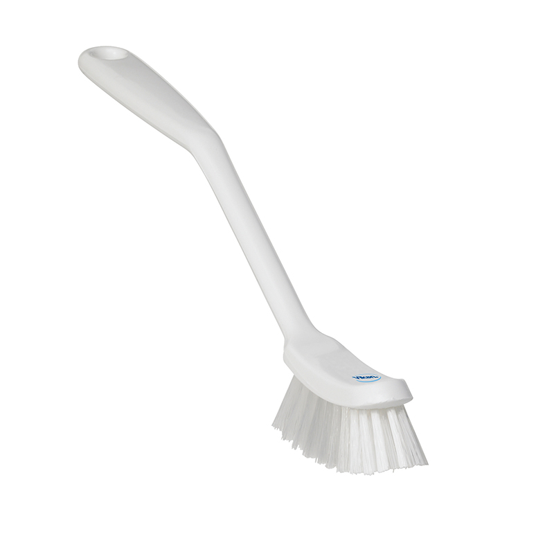 Brosse a vaisselle dim  255x24x33 mm (lxlxh) fibres 24 mm médium en polyester.