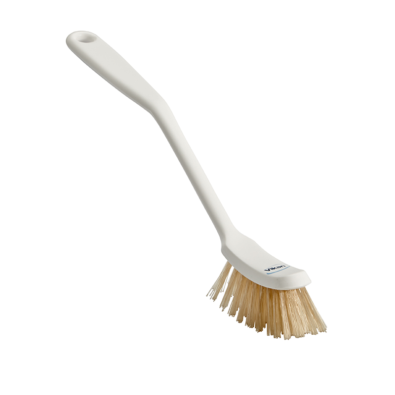 Brosse pour grill - fibres dures - blanc