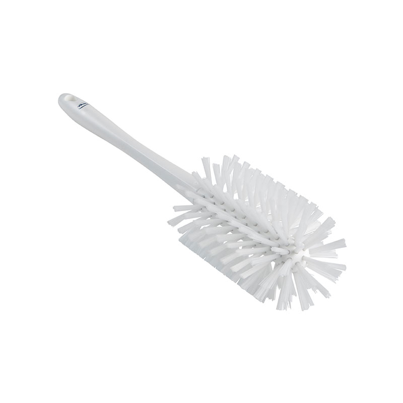 Brosse cylindrique a manche moulé - diam. 90mm - fibres médium/dures