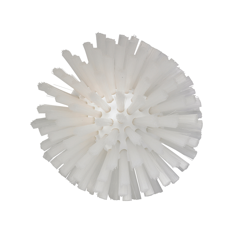 Brosse cylindrique dim 130 x 135 mm (hxdiam) fibres 33 mm médium en polyester.