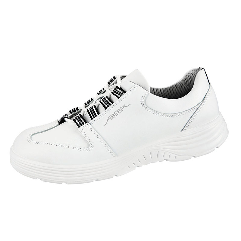 Chaussures de travail blanches modèle 711133 en pointures 35-48avec lacage a pas